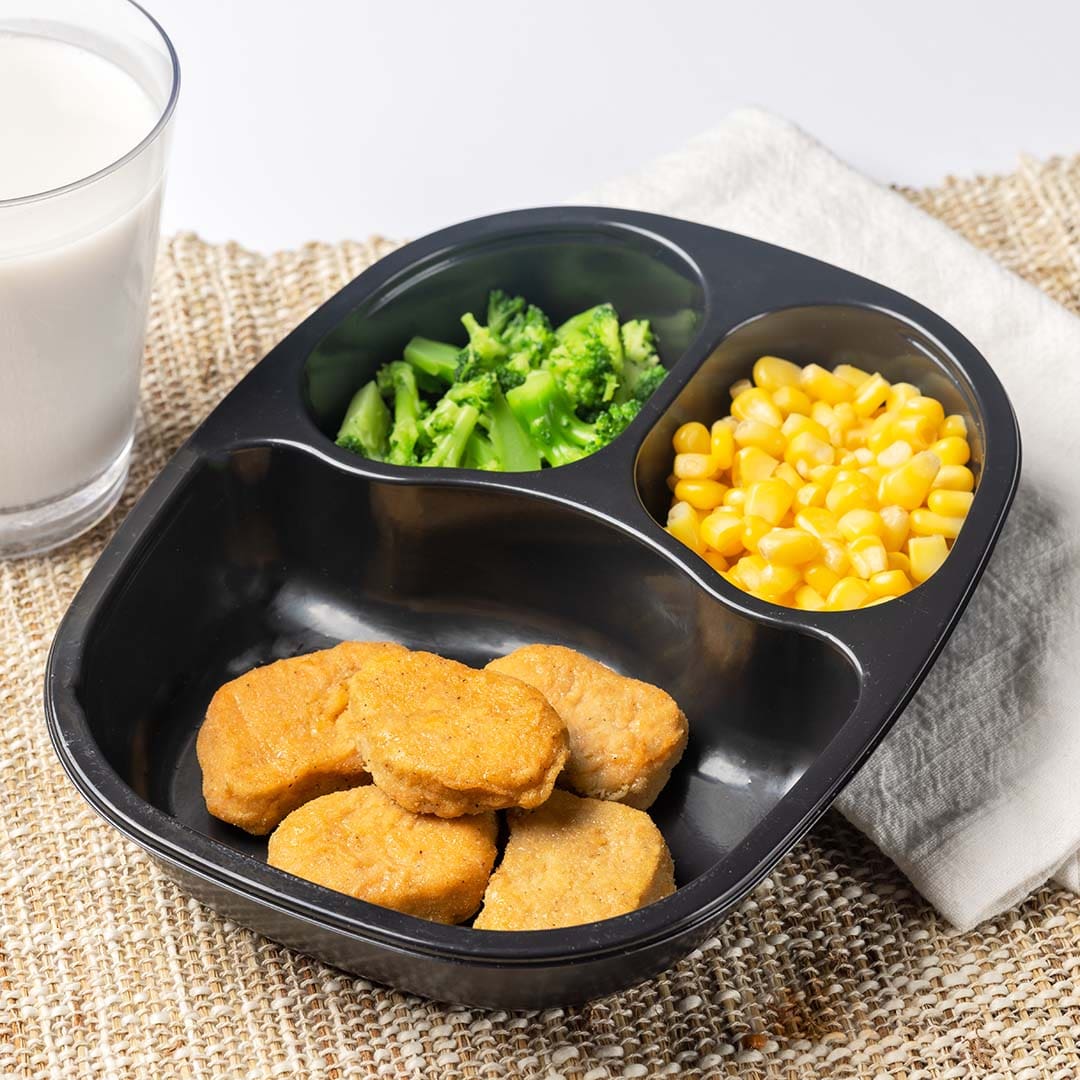 Breaded Chicken Nuggets with Whole Kernel Corn & Broccoli Florets