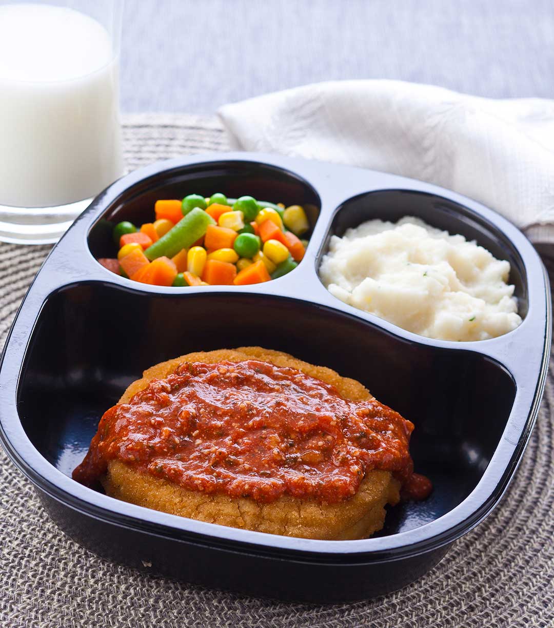 Chicken Parmesan with Red Skin Potatoes & Mixed Vegetables