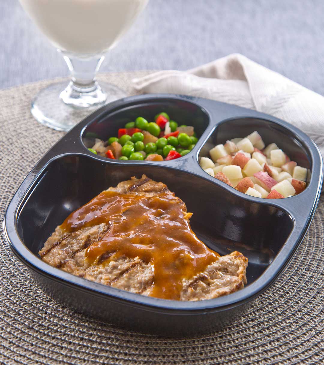 Ginger Pork with Red Skin Potatoes & Green Pea Blend Vegetables
